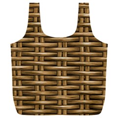 Brown Digital Straw - Country Side Full Print Recycle Bag (xxl) by ConteMonfrey