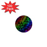 Pride Glass 1  Mini Magnets (100 pack)  Front