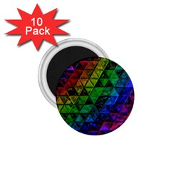 Pride Glass 1 75  Magnets (10 Pack)  by MRNStudios