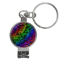 Pride Glass Nail Clippers Key Chain by MRNStudios