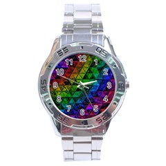 Pride Glass Stainless Steel Analogue Watch by MRNStudios