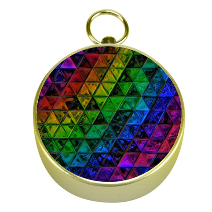 Pride Glass Gold Compasses