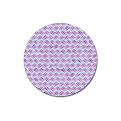 Purple Straw - Country Side  Magnet 3  (round) by ConteMonfrey