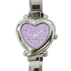 Purple Straw - Country Side  Heart Italian Charm Watch by ConteMonfrey