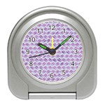 Purple Straw - Country Side  Travel Alarm Clock Front