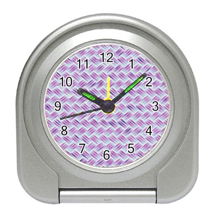 Purple Straw - Country Side  Travel Alarm Clock