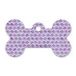 Purple Straw - Country Side  Dog Tag Bone (One Side) Front