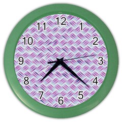 Purple Straw - Country Side  Color Wall Clock by ConteMonfrey