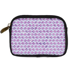 Purple Straw - Country Side  Digital Camera Leather Case by ConteMonfrey