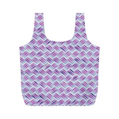 Purple Straw - Country Side  Full Print Recycle Bag (m) by ConteMonfrey