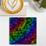 Pride Glass UV Print Square Tile Coaster  Front