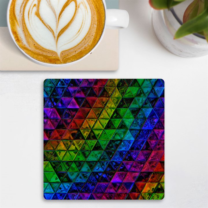 Pride Glass UV Print Square Tile Coaster 