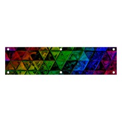 Pride Glass Banner And Sign 4  X 1  by MRNStudios