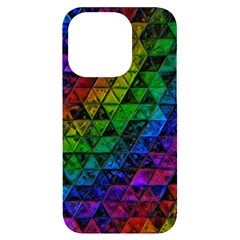 Pride Glass Iphone 14 Pro Black Uv Print Case by MRNStudios