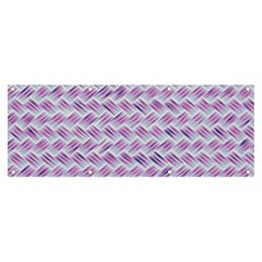 Purple Straw - Country Side  Banner And Sign 8  X 3  by ConteMonfrey