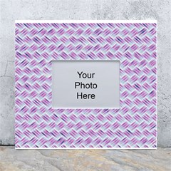 Purple Straw - Country Side  White Wall Photo Frame 5  X 7  by ConteMonfrey