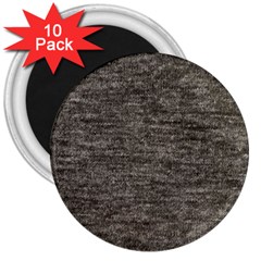 Gray Digital Fabric Vintage 3  Magnets (10 Pack)  by ConteMonfrey