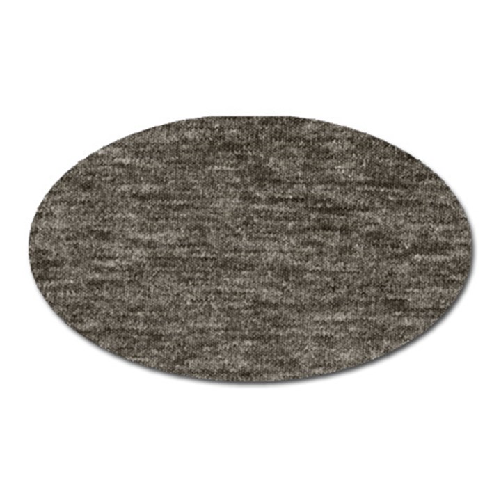 Gray digital fabric Vintage Oval Magnet