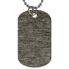 Gray Digital Fabric Vintage Dog Tag (one Side) by ConteMonfrey