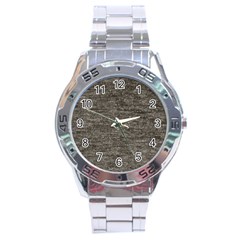 Gray Digital Fabric Vintage Stainless Steel Analogue Watch by ConteMonfrey