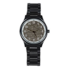 Gray Digital Fabric Vintage Stainless Steel Round Watch by ConteMonfrey