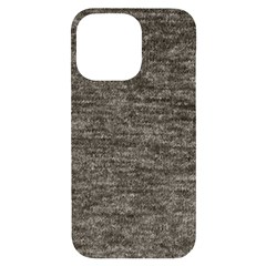 Gray Digital Fabric Vintage Iphone 14 Pro Max Black Uv Print Case by ConteMonfrey