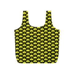 Under My Little Yellow Umbrella Full Print Recycle Bag (s) by ConteMonfrey