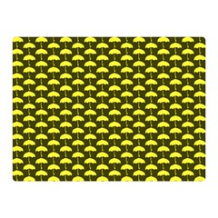 Under My Little Yellow Umbrella Two Sides Premium Plush Fleece Blanket (mini) by ConteMonfrey