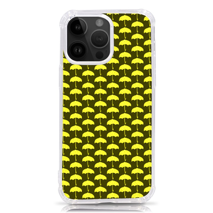 Under My Little yellow Umbrella iPhone 14 Pro Max TPU UV Print Case