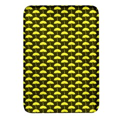 Under My Little Yellow Umbrella Rectangular Glass Fridge Magnet (4 Pack) by ConteMonfrey