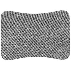 Gray Digital Denim Velour Seat Head Rest Cushion by ConteMonfrey