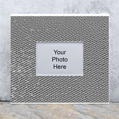 Gray Digital Denim White Wall Photo Frame 5  X 7  by ConteMonfrey