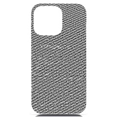 Gray Digital Denim Iphone 14 Pro Max Black Uv Print Case by ConteMonfrey