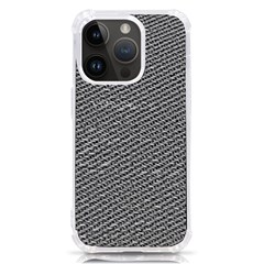 Gray Digital Denim Iphone 14 Pro Tpu Uv Print Case