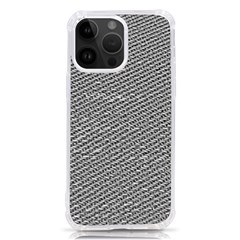 Gray Digital Denim Iphone 14 Pro Max Tpu Uv Print Case by ConteMonfrey