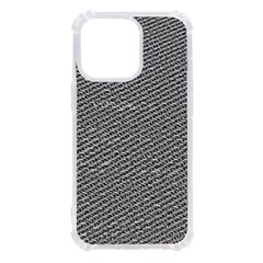 Gray Digital Denim Iphone 13 Pro Tpu Uv Print Case by ConteMonfrey