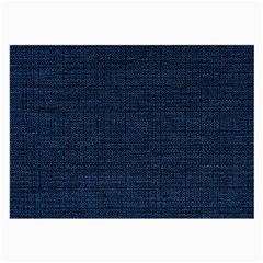 Digital Dark Blue Linen Large Glasses Cloth (2 Sides) by ConteMonfrey