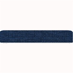 Digital Dark Blue Linen Small Bar Mat by ConteMonfrey