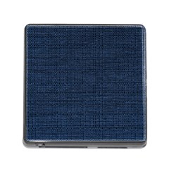 Digital Dark Blue Linen Memory Card Reader (square 5 Slot) by ConteMonfrey