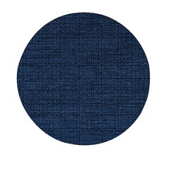 Digital Dark Blue Linen Mini Round Pill Box (pack Of 5) by ConteMonfrey