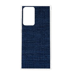 Digital Dark Blue Linen Samsung Galaxy Note 20 Ultra Tpu Uv Case