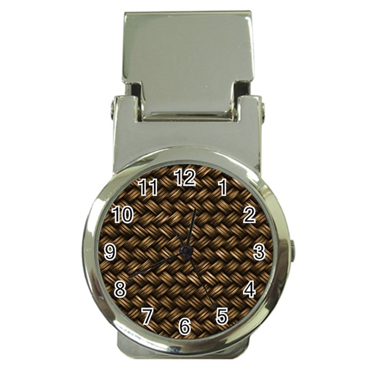 Brown Straw - Country Side Money Clip Watches