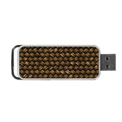 Brown Straw - Country Side Portable USB Flash (One Side)