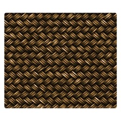 Brown Straw - Country Side Two Sides Premium Plush Fleece Blanket (Small)