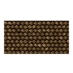 Brown Straw - Country Side Satin Wrap 35  x 70  Front