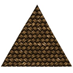 Brown Straw - Country Side Wooden Puzzle Triangle