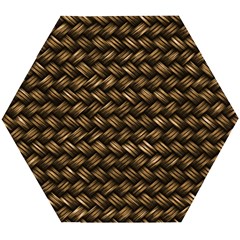 Brown Straw - Country Side Wooden Puzzle Hexagon