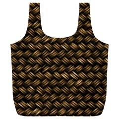 Brown Straw - Country Side Full Print Recycle Bag (XXL)