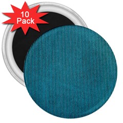 Blue Digital Fabric 3  Magnets (10 Pack)  by ConteMonfrey