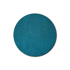 Blue Digital Fabric Rubber Round Coaster (4 Pack) by ConteMonfrey